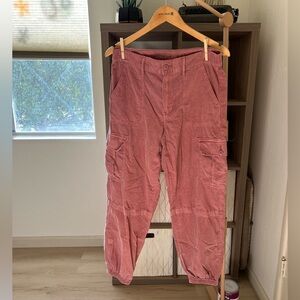American Eagle Outfitters Women's Pink Cargo Pants